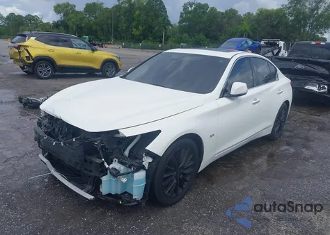 2018 Infiniti Q50 3.0T Luxe from USA, damaged, VIN JN1EV7AP9JM351272